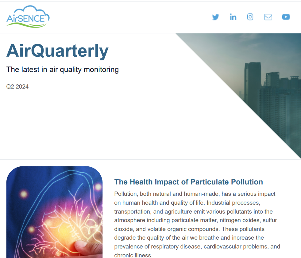 A preview of the AirSENCE newsletter for the second quarter of 2024.